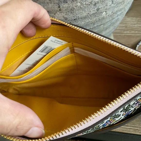 Tory Burch Tassel Print Leather Crossbody Bag